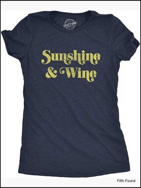 Women's Graphic T-Shirt Funny Wine Drinking Summer Tee Slim Fit